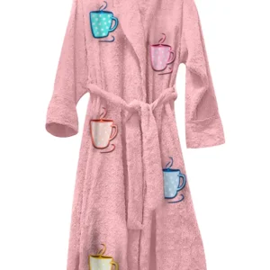Stegaro Mug Life Pink Bathrobes