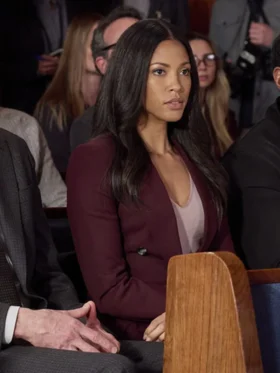 Suits LA S01 Lex Scott Davis Maroon Blazer