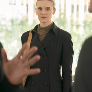 Suits LA S01 Maggie Grace Black Wool Coat