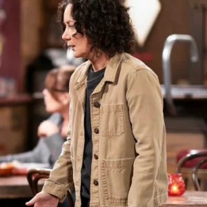 The Conners S07 Sara Gilbert Denim Jacket Side