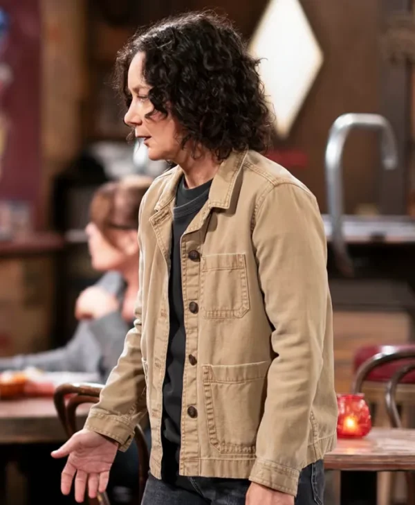 The Conners S07 Sara Gilbert Denim Jacket Side