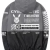 The Cybernetic Stegaro Grey Jacket Back