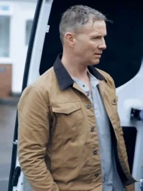 The Feud S01 Rupert Penry-Jones Brown Jacket