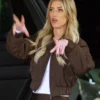 The Flip Off S01 Christina Hall Bomber Jacket Side
