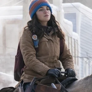 The Last of Us S02 Isabela Merced Brown Cotton Jacket