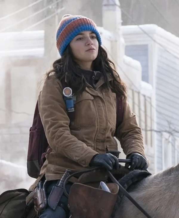 The Last of Us S02 Isabela Merced Brown Cotton Jacket