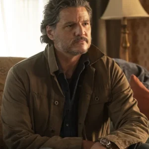 The Last of Us S02 Pedro Pascal Brown Jacket Back