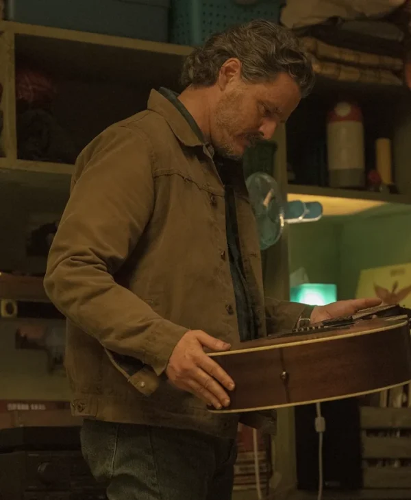 The Last of Us S02 Pedro Pascal Brown Jacket