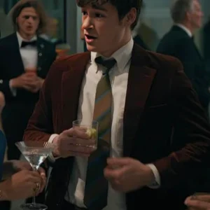 The Life List 2025 Kyle Allen Brown Velvet Blazer