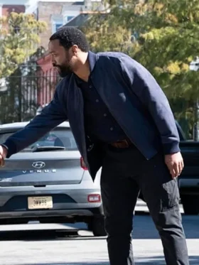 The Life of Chuck 2025 Chiwetel Ejiofor Bomber Jacket Front