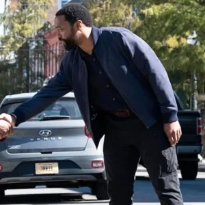 The Life of Chuck 2025 Chiwetel Ejiofor Bomber Jacket Front