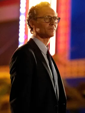 The Life of Chuck 2025 Tom Hiddleston Black Blazer