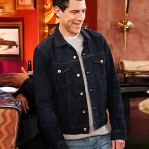 The Neighborhood S07 Max Greenfield Blue Denim Jacket