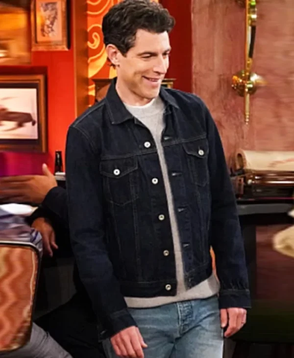 The Neighborhood S07 Max Greenfield Blue Denim Jacket