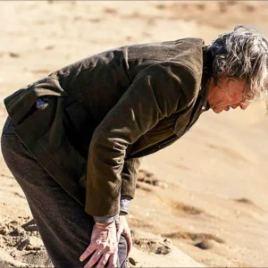 The Penguin Lessons 2025 Steve Coogan Suede Leather Blazer