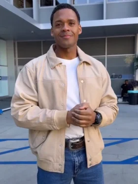 The Rookie S07 Deric Augustine Bomber Jacket Side
