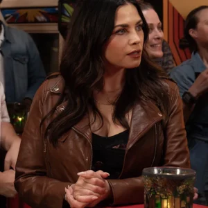The Rookie S07 Jenna Dewan Leather Jacket Side
