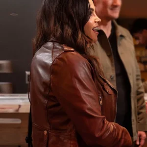 The Rookie S07 Jenna Dewan Leather Jacket