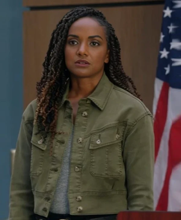 The Rookie S07 Mekia Cox Green Denim Jacket