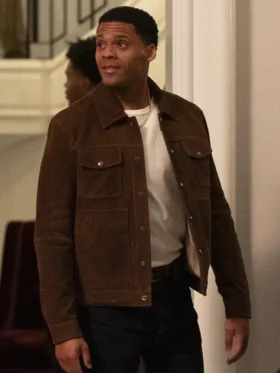 The Rookie S07 Miles Penn Brown Suede Leather Jacket