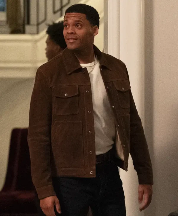 The Rookie S07 Miles Penn Brown Suede Leather Jacket