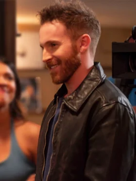 The Rookie S07 Zander Hawley Black Leather Jacket
