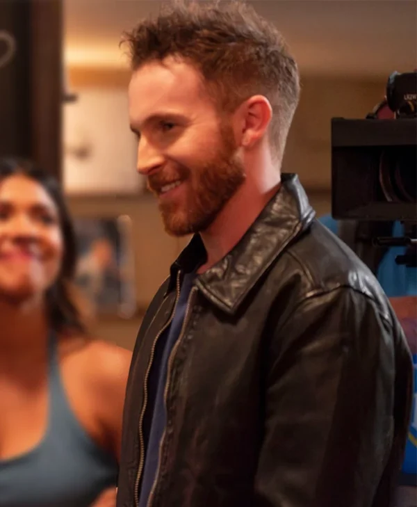 The Rookie S07 Zander Hawley Black Leather Jacket