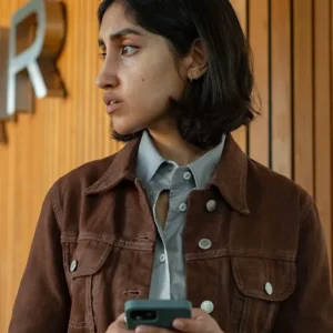 The Stolen Girl S01 Ambika Mod Brown Jacket Back