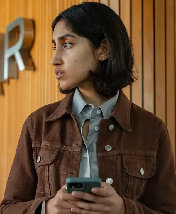 The Stolen Girl S01 Ambika Mod Brown Jacket Back