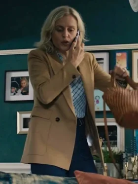 The Stolen Girl S01 Denise Gough Brown Blazer Side