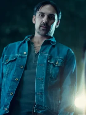 The Thursday Murder Club 2025 Henry Lloyd-Hughes Denim Jacket