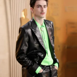 Timothee Chalamet SAG Awards 2025 Black Blazer Front