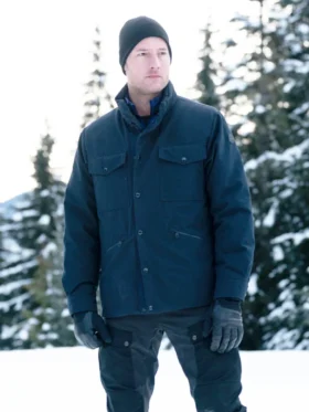 Tracker S02 Justin Hartley Black Cotton Jacket