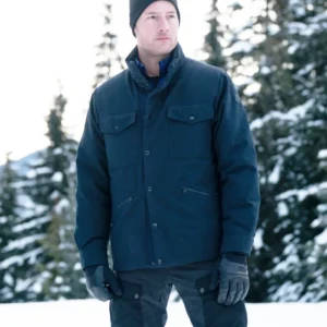 Tracker S02 Justin Hartley Black Cotton Jacket