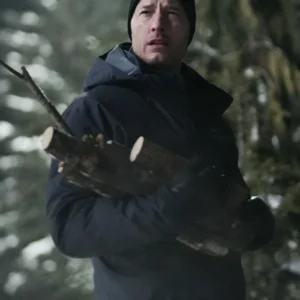 Tracker S02 Justin Hartley Black Hooded Jacket