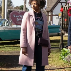 Tracker S02 Khamisa Wilsher Pink Wool Coat