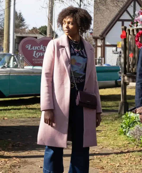 Tracker S02 Khamisa Wilsher Pink Wool Coat
