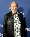 Tron Ares 2025 Jeff Bridges Black Leather Jacket