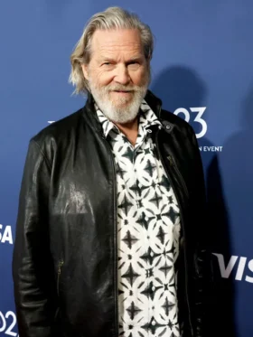 Tron Ares 2025 Jeff Bridges Black Leather Jacket