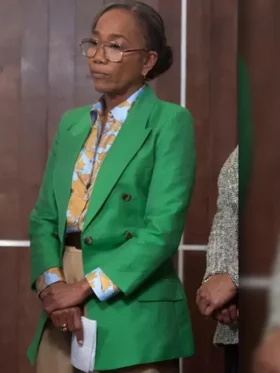 Will Trent S03 Amanda Wagner Green Blazer Side