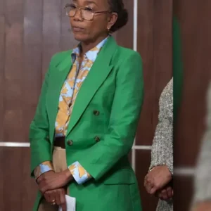 Will Trent S03 Amanda Wagner Green Blazer Side