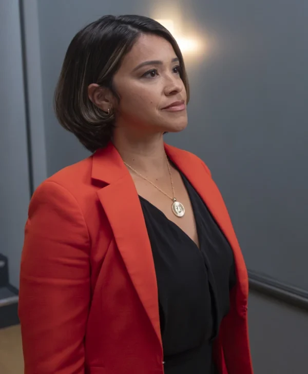 Will Trent S03 Gina Rodriguez Red Blazer