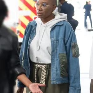9-1-1 S08 Aisha Hinds Blue Denim Jacket