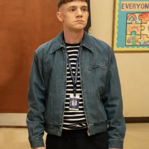 Abbott Elementary S04 Chris Perfetti Blue Denim Jacket