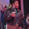 Abbott Elementary S04 Courtney Taylor Leather Jacket