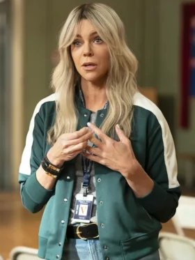 Abbott Elementary S04 Kaitlin Olson Track Jacket Side