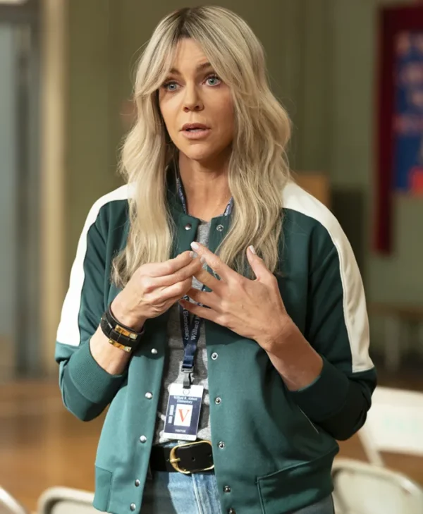 Abbott Elementary S04 Kaitlin Olson Track Jacket Side