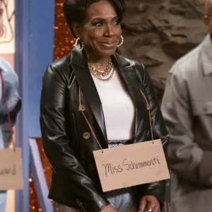 Abbott Elementary S04 Sheryl Lee Ralph Leather Blazer