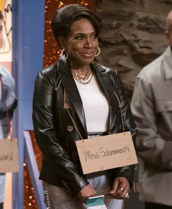 Abbott Elementary S04 Sheryl Lee Ralph Leather Blazer