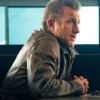 Alert Missing Persons Unit S03 Scott Caan Brown Distressed Leather Jacket